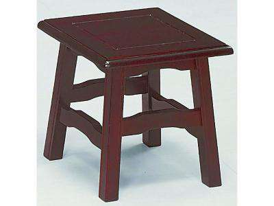 胡桃色明朝一尺方形古椅子-台北傢俱桃園傢俱新竹傢俱