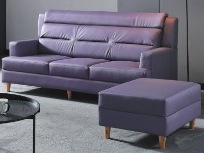 典藏紫色L型沙發-台北傢俱桃園傢俱新竹傢俱