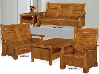 507 L型木製沙發組-台北傢俱桃園傢俱新竹傢俱