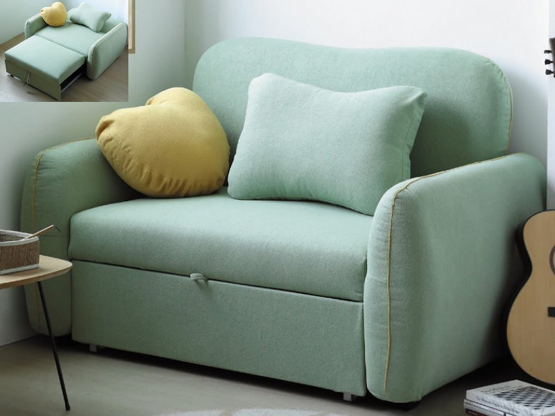 艾咪綠色沙發床-台北傢俱桃園傢俱新竹傢俱